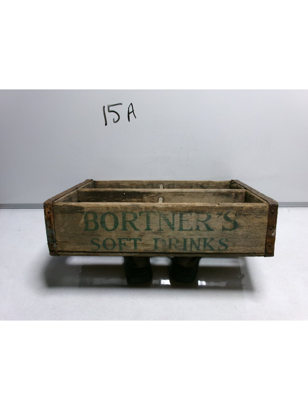 Vintage Bortner's Soft Drinks Wooden Bottle Crate